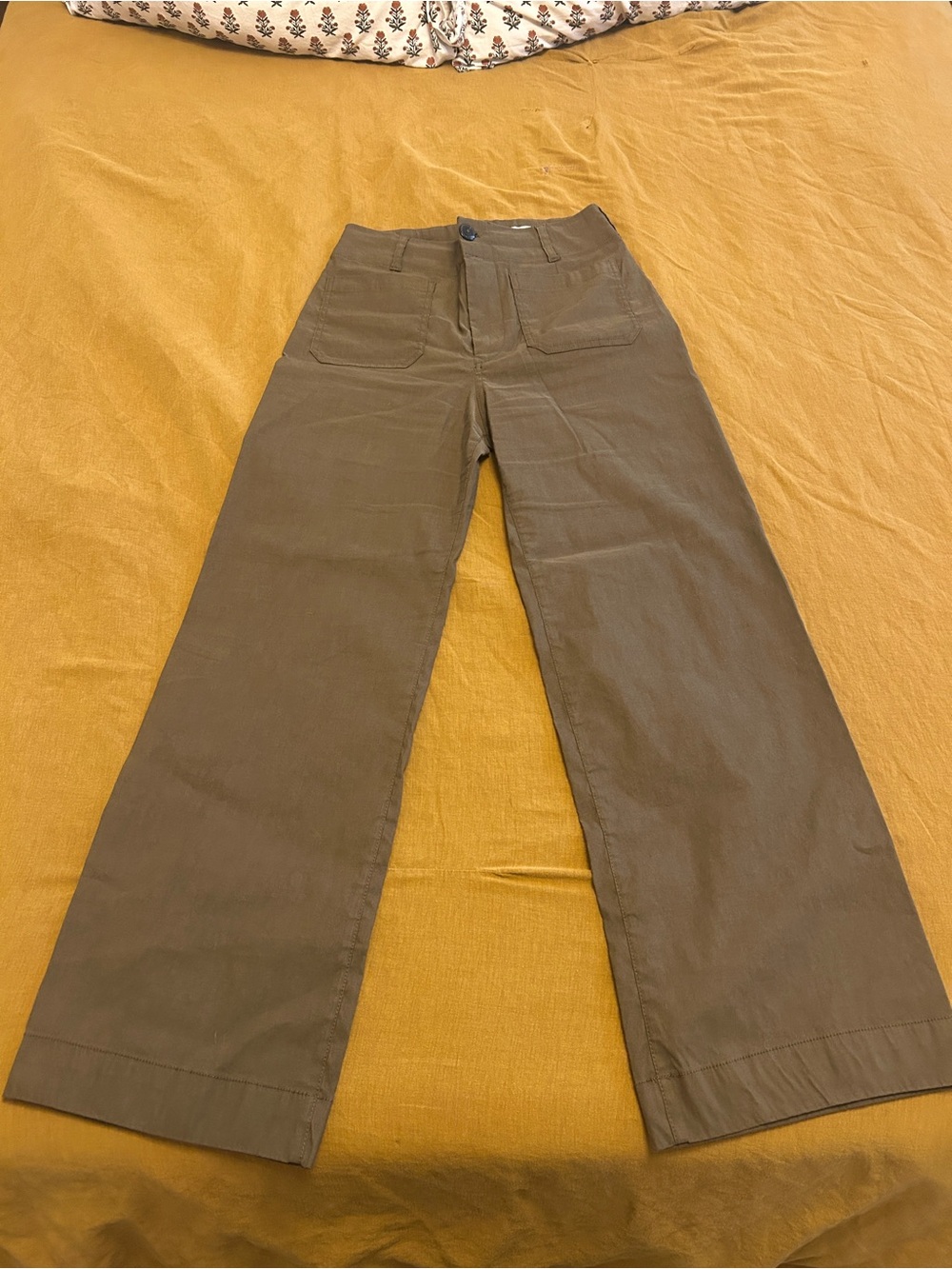 Anthropologie Maeve Collette High-Rise Wide-Leg Full Length Pants - Picture 4 of 12